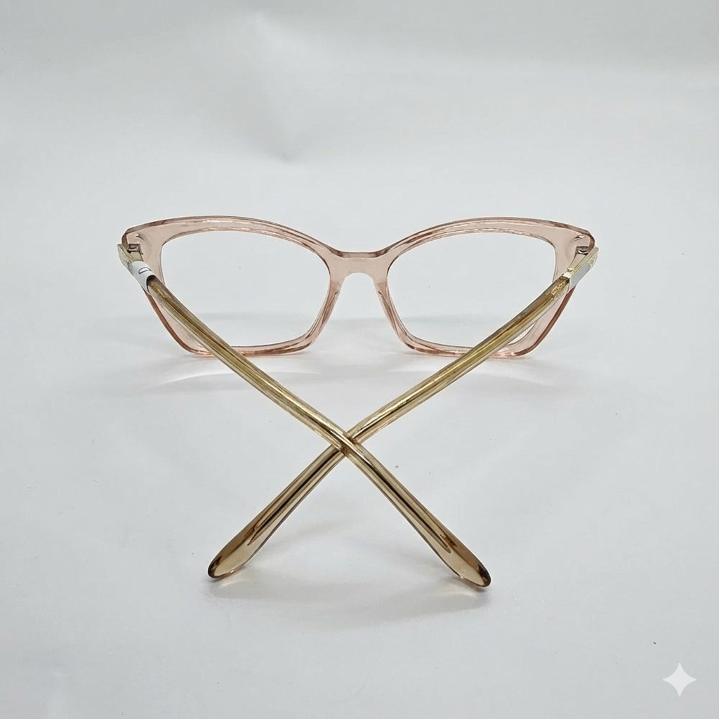 Montura Oro Rosa - Estilo Cuadrado