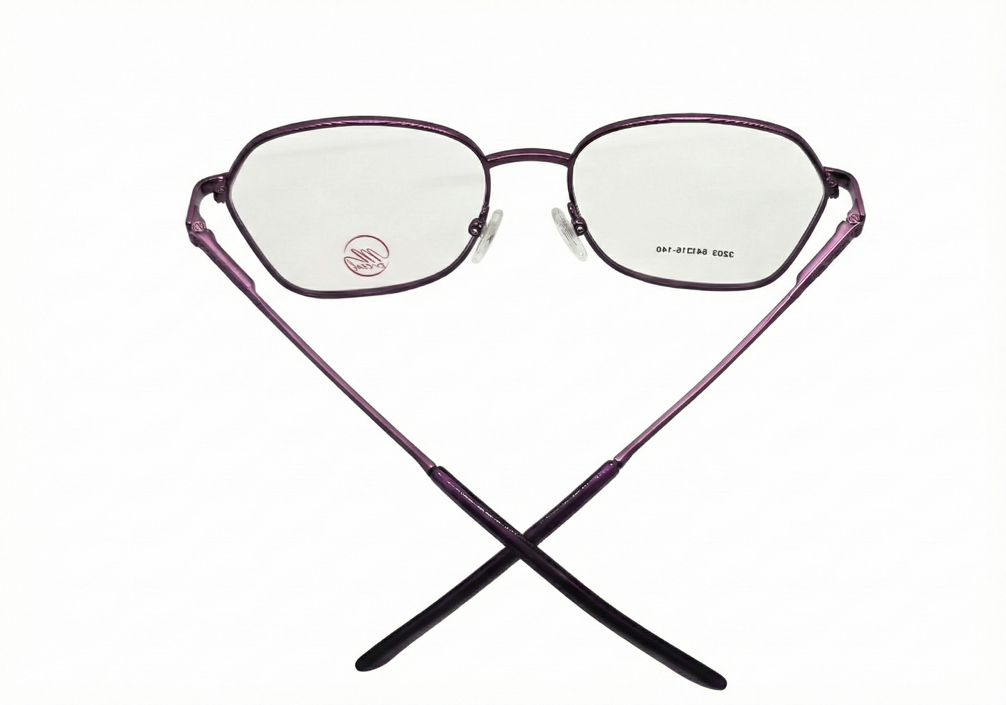 Montura Violeta - Estilo Hexagonal Sofisticado