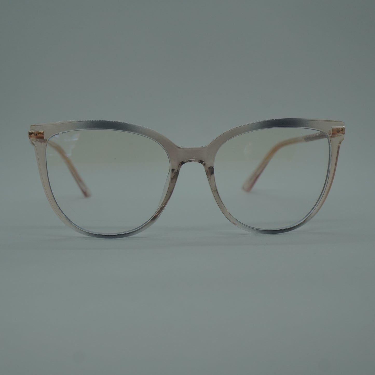 Montura Mujer - Traslucida Palo de rosa + lentes formulado