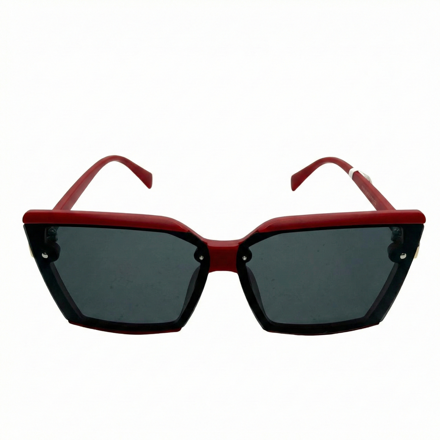 Montura Cuadrada para Sol - Pasta Roja