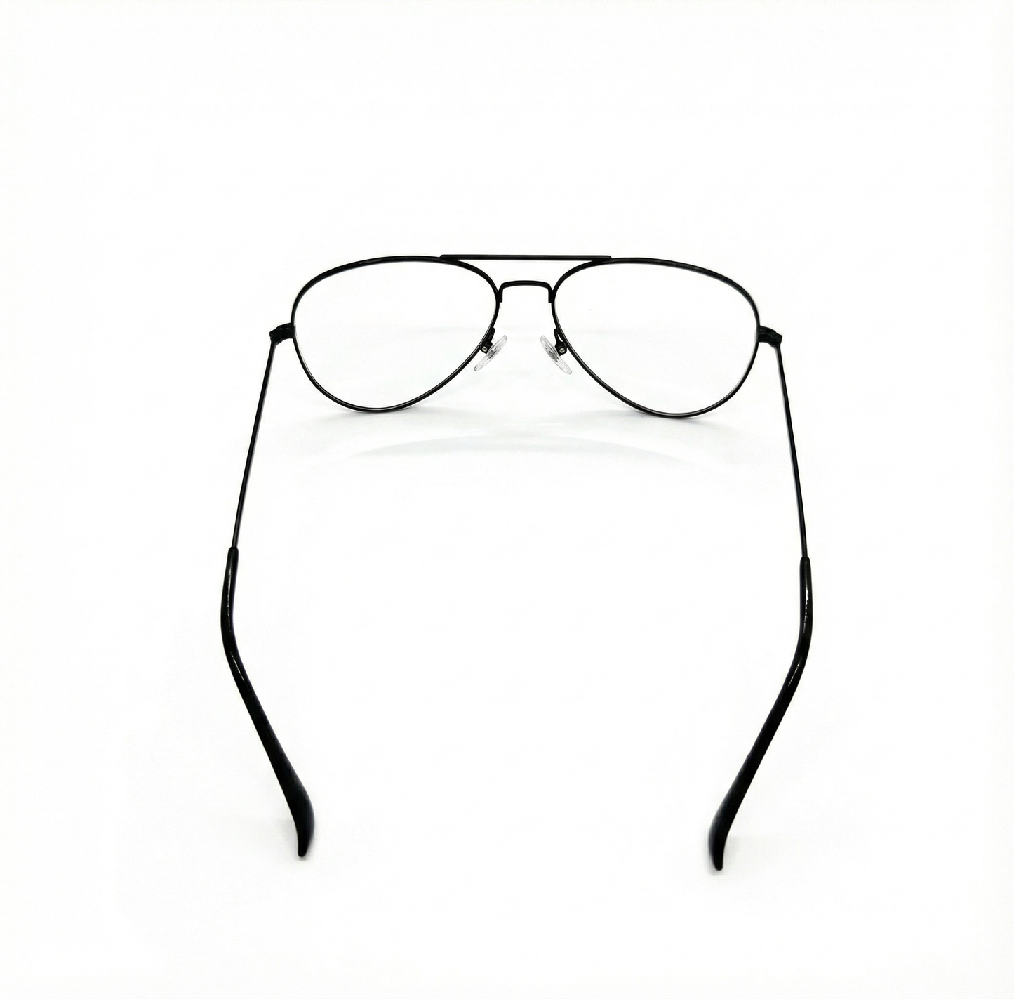 Montura Estilo Aviator - Marco Metálico Negro