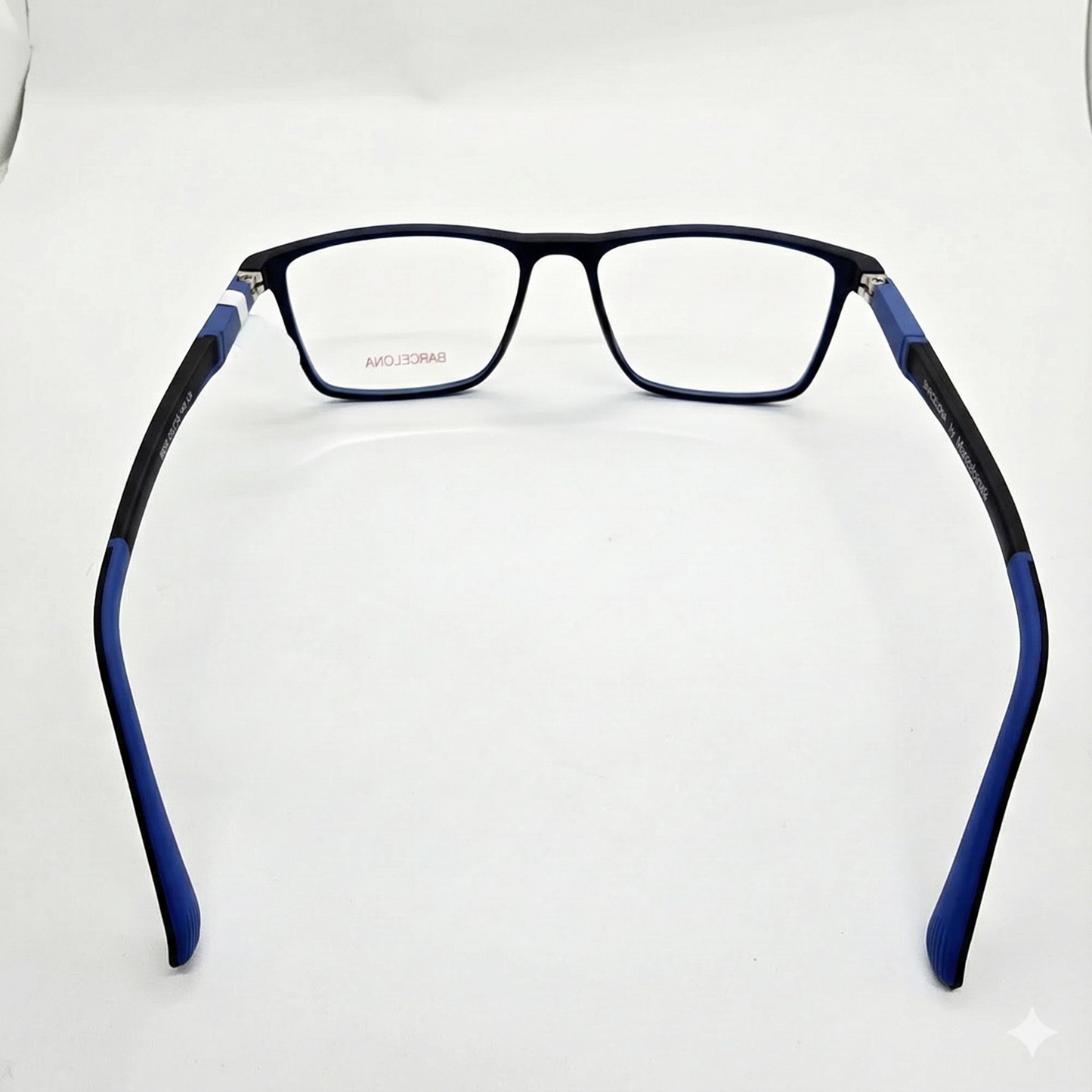 Montura Azul/Negra - Estilo Cuadrado Clásico
