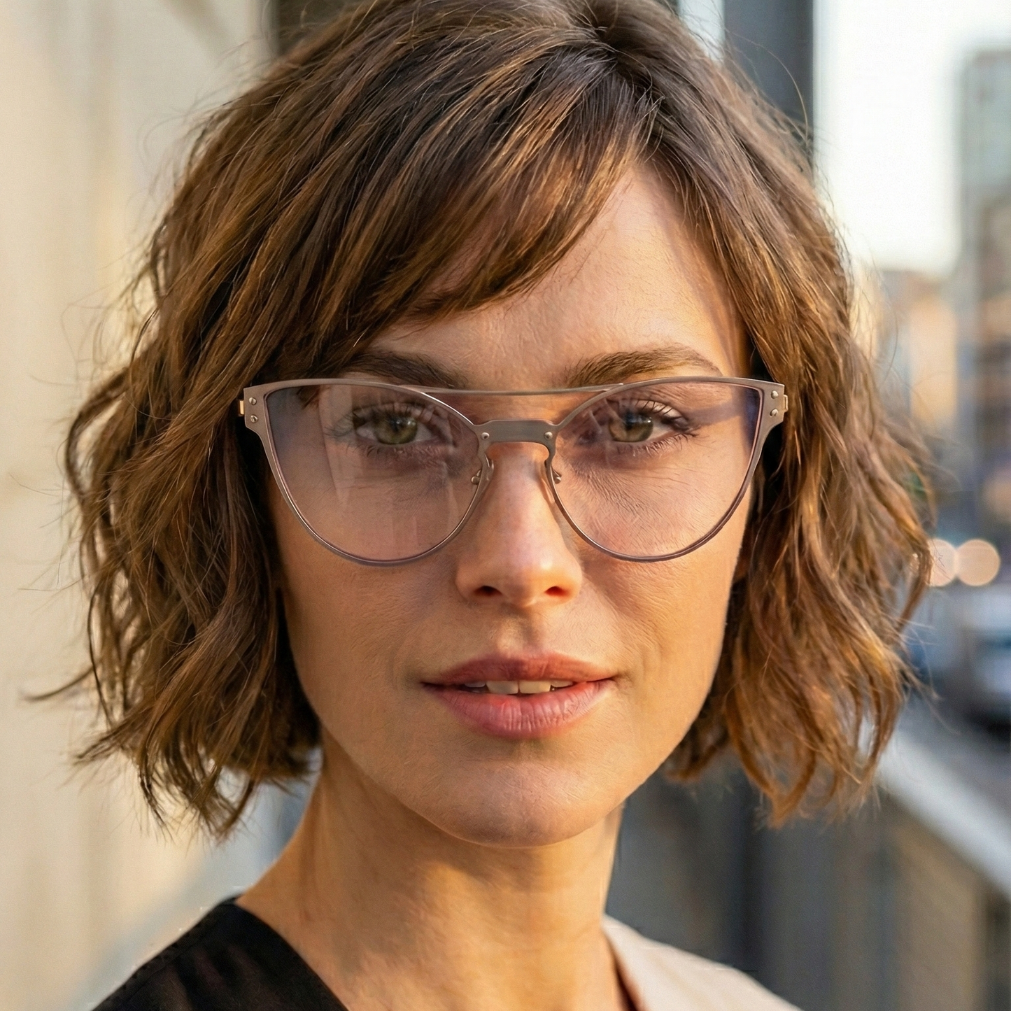😎 Vogue VO4135‑S 848D/3D – Gafas de Sol Cat-Eye con Espejo Dorado
