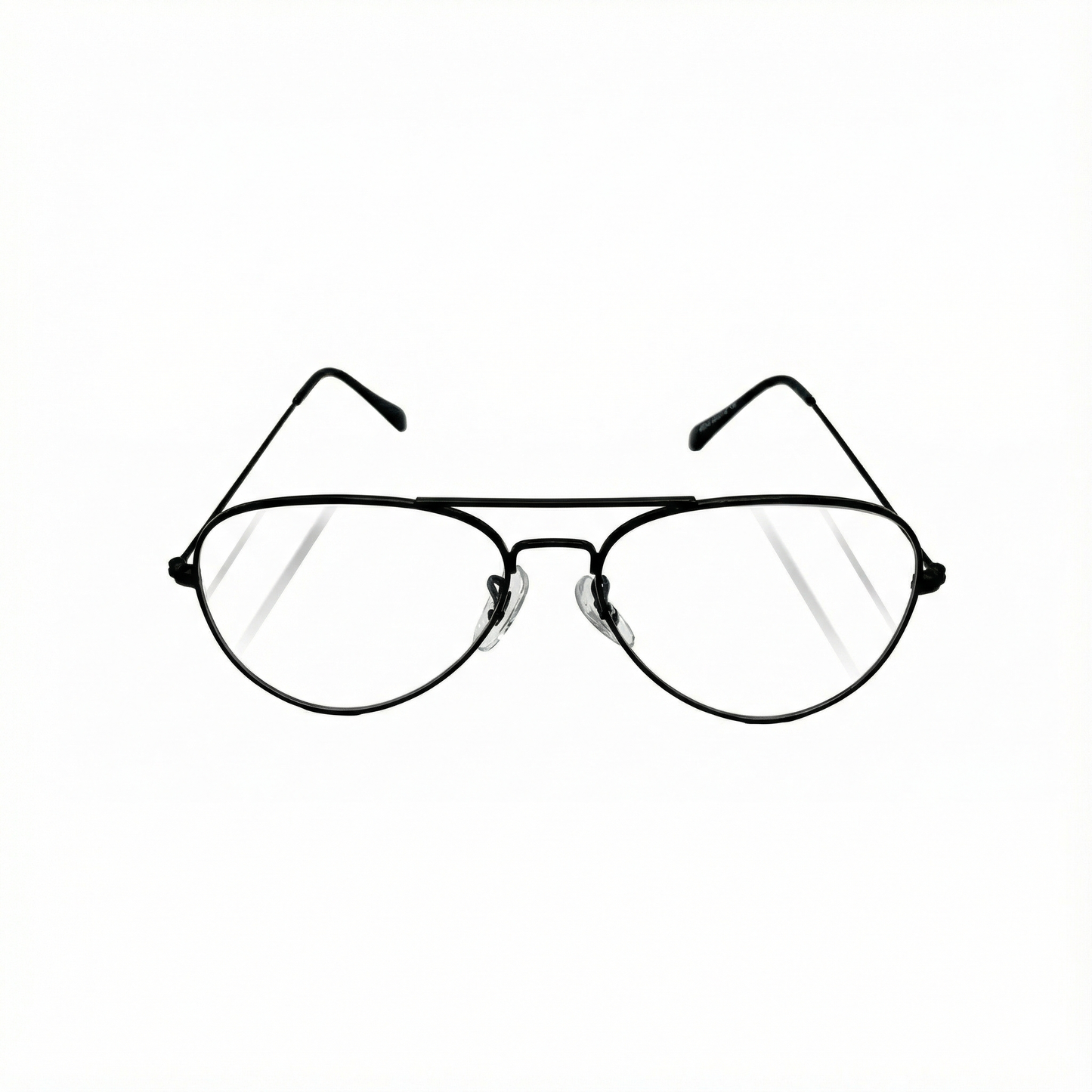 Montura Estilo Aviator - Marco Metálico Negro