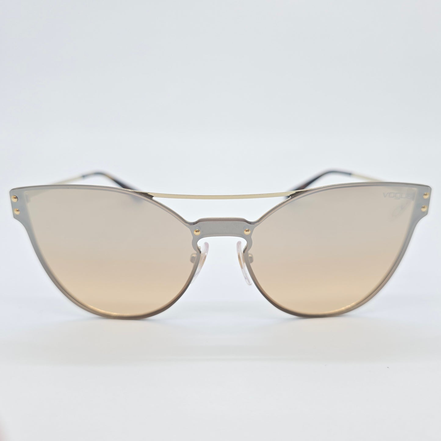 😎 Vogue VO4135‑S 848D/3D – Gafas de Sol Cat-Eye con Espejo Dorado
