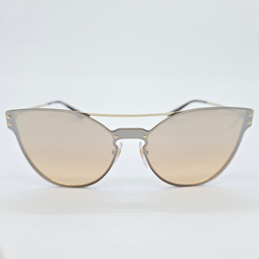 😎 Vogue VO4135‑S 848D/3D – Gafas de Sol Cat-Eye con Espejo Dorado