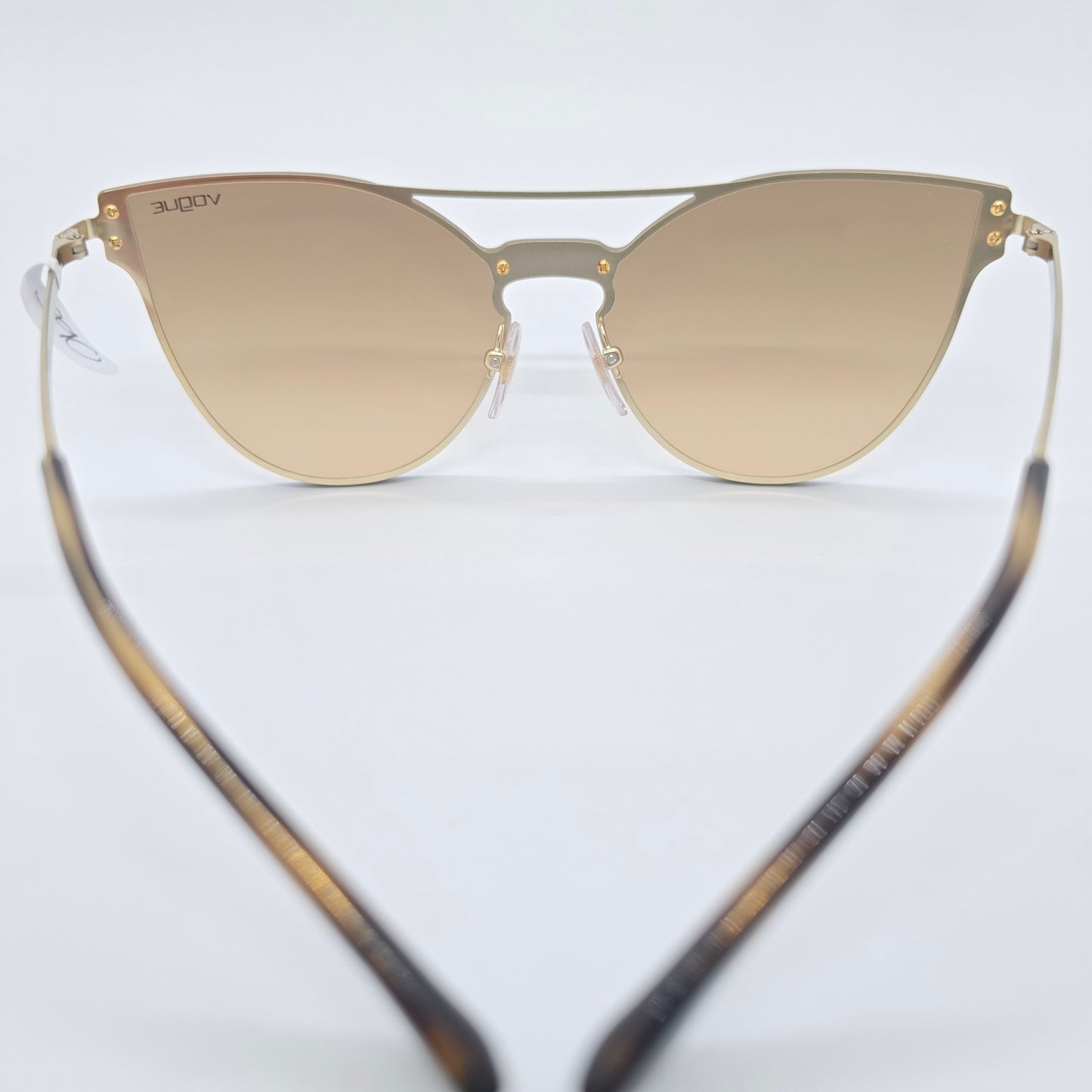😎 Vogue VO4135‑S 848D/3D – Gafas de Sol Cat-Eye con Espejo Dorado